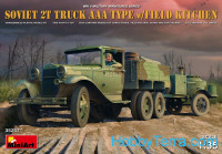 Soviet 2t truck AAA type with field kitchen