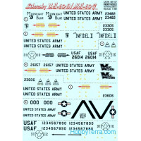 Decal 1/48 for Sikorsky UH-60A/MH-60G