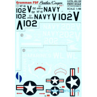 Decal 1/48 for Grumman F9F Panther, Part 1