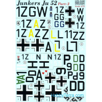Decal 1/72 for Junkers Ju 52, Part 2
