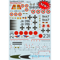 Decal 1/72 for T-33A 