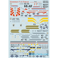 Decal 1/72 for F-14 Tomcat, Part 2