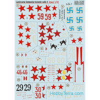 Decal 1/72 for Lavochkin LaGG-3