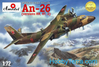 An-26 RR,RT,Z version, military cargo