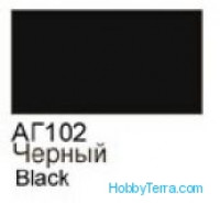 Black. Gloss acrylic paint 16 ml