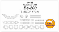 Mask 1/144 for Beriev Be-200 + wheels masks (Zvezda)