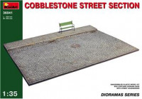 Cobblestone street section