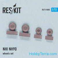 Wheels set 1/72 for Helicopter NHI NH90