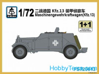 Maschinengewehrkraftwagen (Kfz.13) (2 model kits in the box)