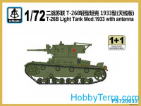 T-26B light tank Mod. 1933 (2 model kits in the box)