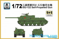 ISU-122 self-propelled gun (2 sets in the box)